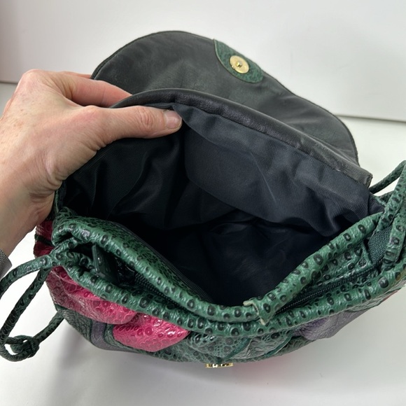 Vintage Nas Alentino Retro Multi-Colour Crossbody Purse - Picture 9 of 14